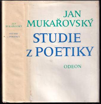 Jan Mukařovský: Studie z poetiky