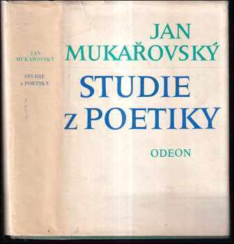 Jan Mukařovský: Studie z poetiky