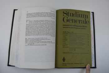 Studium Generale (Zeitschrift für interdisziplinäre Studien / Journal for interdisciplinary studies), vol. 23