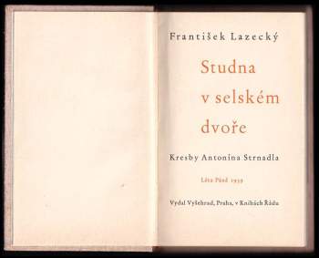 František Lazecký: Studna v selském dvoře