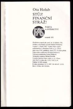 Ota Holub: Stůj!