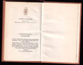Hermann Hesse: Stupně