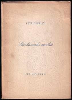 Stužkonoska modrá - PODPIS PETR BEZRUČ - Petr Bezruč (1946, Pokorný a spol) - ID: 614220