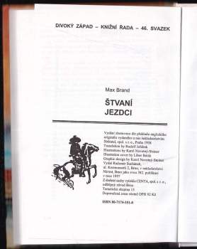 Max Brand: Štvaní jezdci