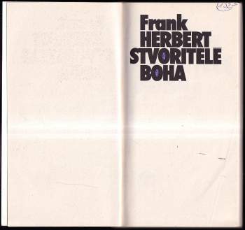 Frank Herbert: Stvořitelé boha