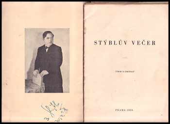 Maxmilian Bedřich Stýblo: Stýblův večer [Kniha třináctá], Výbor 24 [nejúspěšnějších melodramat a] recitací PODPIS M. B. STÝBLO