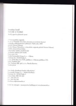 Jonathan Littell: Suché a vlhké