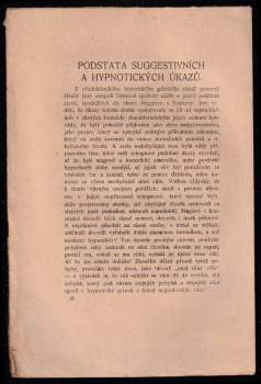 Rudolf Faukner: Suggesce a hypnotismus ve světle pravdy