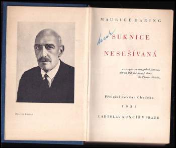 Maurice Baring: Suknice nesešívaná