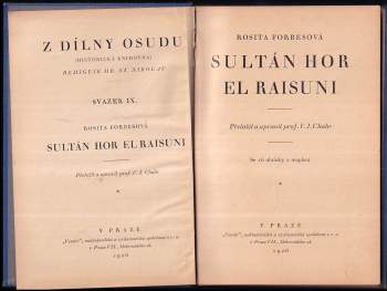 Rosita Forbes: Sultán hor el Raisuni