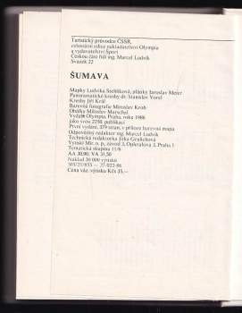 Josef Albrecht: Šumava