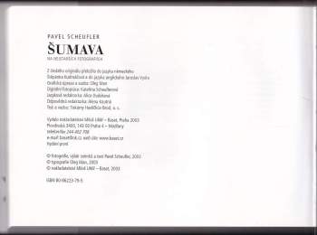 Pavel Scheufler: Šumava