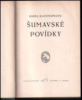 Karel Klostermann: Šumavské povídky