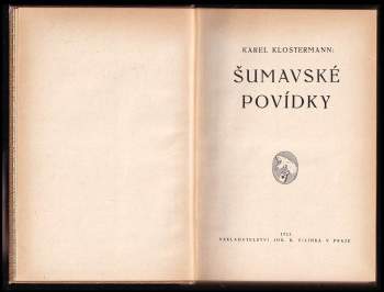 Karel Klostermann: Šumavské povídky