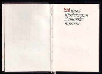 Karel Klostermann: Šumavské rapsódie