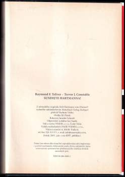 Raymond F Toliver: Sundejte Hartmanna!