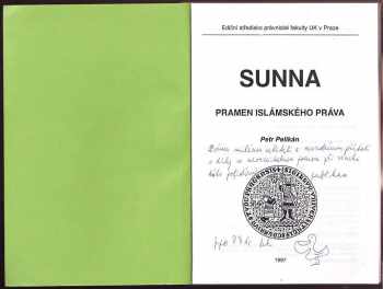 Petr Pelikán: Sunna