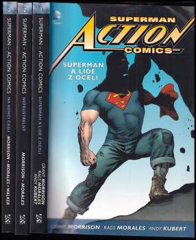 Superman action comics : Díl 1-3 Superman a lidé z oceli + Neprůstřelný + Na konci času - Grant Morrison, Grant Morrison, Sholly Fisch, Max Landis, Grant Morrison, Sholly Fisch, Grant Morrison, Sholly Fisch, Max Landis (2013, BB art) - ID: 762564