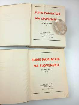 Ivan Harminc: Súpis pamiatok na Slovensku, Zväzok 1 - 3