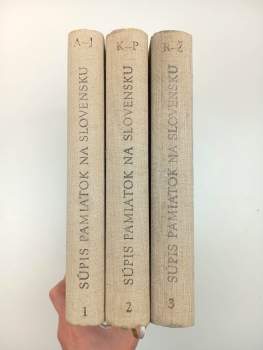 Ivan Harminc: Súpis pamiatok na Slovensku, Zväzok 1 - 3