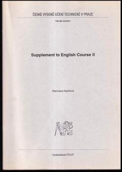 Supplement to English course II