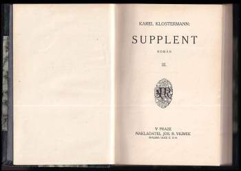 Karel Klostermann: Supplent