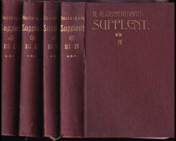 Karel Klostermann: Supplent