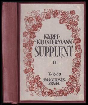 Karel Klostermann: Supplent