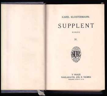 Karel Klostermann: Supplent