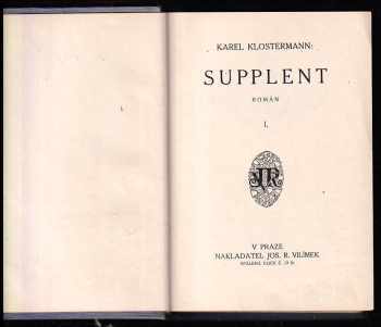 Karel Klostermann: Supplent