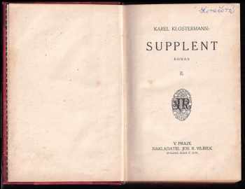 Karel Klostermann: Supplent