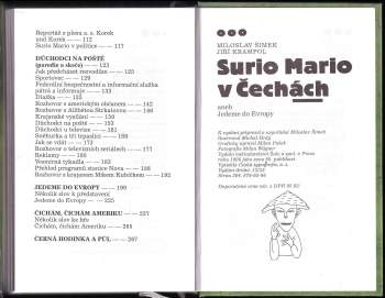Jiří Krampol: Surio Mario v Čechách, aneb, Jedeme do Evropy