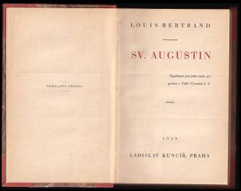 Louis Bertrand: Sv. Augustin