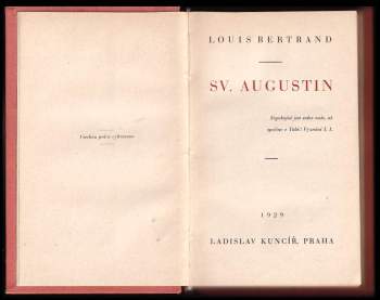Louis Bertrand: Sv. Augustin
