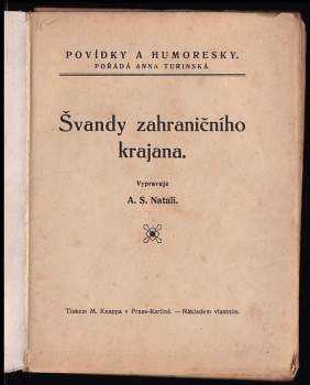 A. S Natali: Švandy zahraničního krajana