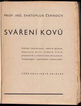 Svatopluk Černoch: Sváření kovů