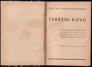 Svatopluk Černoch: Sváření kovů