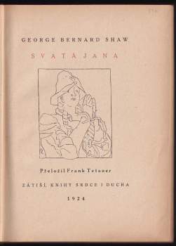 Bernard Shaw: Svatá Jana