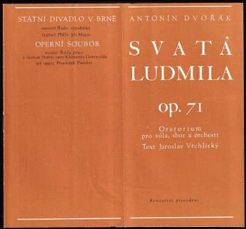Antonín Dvořák: Svatá Ludmila