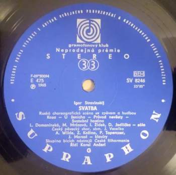 Igor Stravinsky: Svatba / Příběh Vojáka