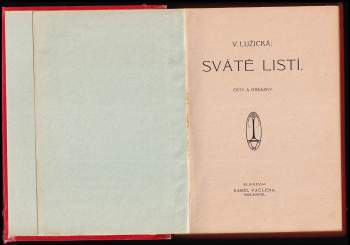 Věnceslava Lužická: Sváté listí