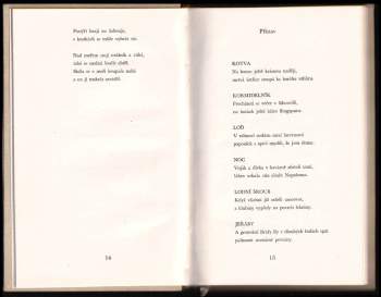 Jaroslav Seifert: Svatební cesta