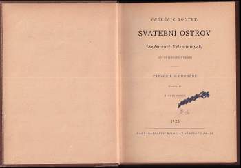 Frédéric Boutet: Svatební ostrov