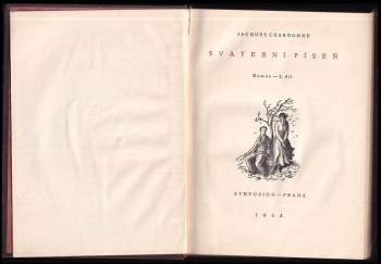 Jacques Chardonne: Svatební píseň