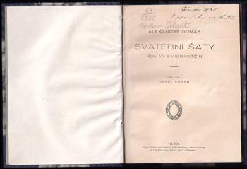 Alexandre Dumas: Svatební šaty