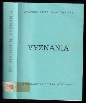 Svätého Aurélia Augustína Vyznania