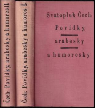 Svatopluka Čecha Povídky, arabesky a humoresky