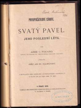 Constant Henri Fouard: Svatý Pavel