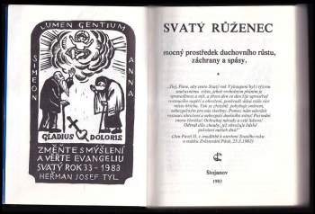Alfonso Maria de Liguori: Svatý růženec
