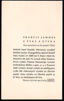 Francis Jammes: Švec a dívka